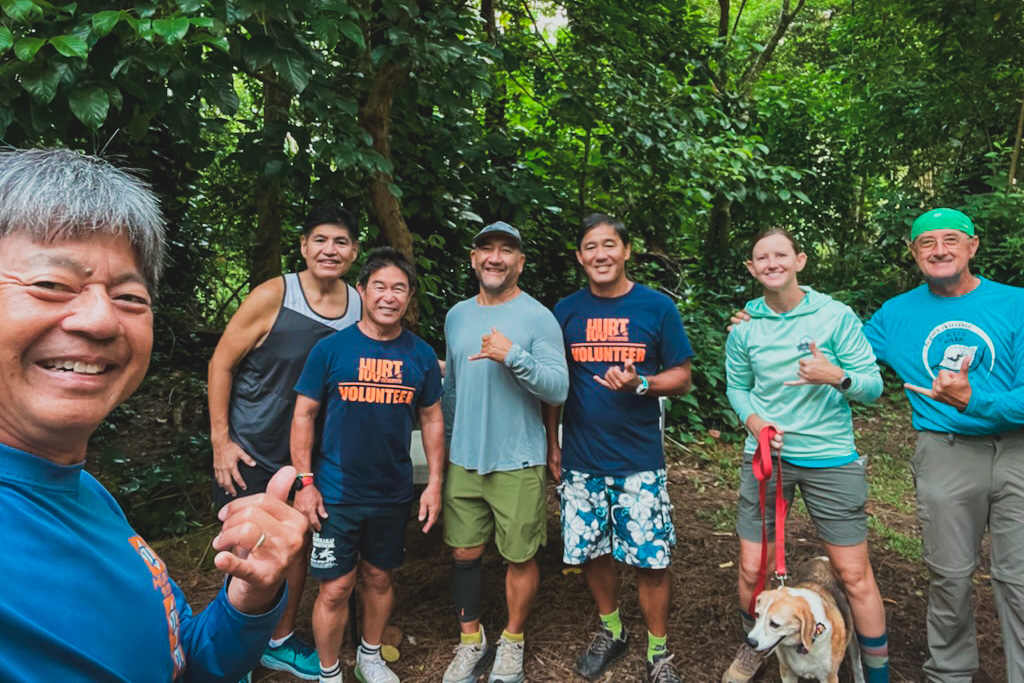 2024 HURT Tantalizing Tantalus Nuʻuanu Aid Station Volunteers